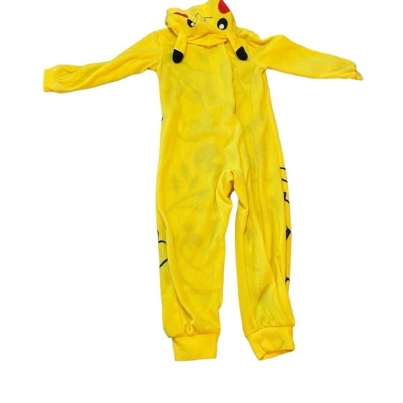Pokémon zip up pajamas unisex size 4/5 - Picture 3 of 5